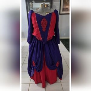 Handmade Victorian/Renaissance Cosplay Costume Dress